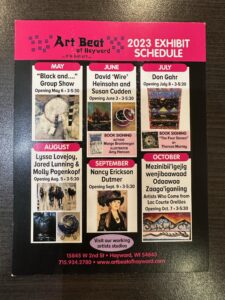 Art Beat of Hayward2023 Exhibit Schedule